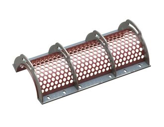 Cesta de cribado 1067 mm de ancho, espesor de chapa perforada t=8, perforación Ø50 nervio 8, Hardox para Vecoplan 