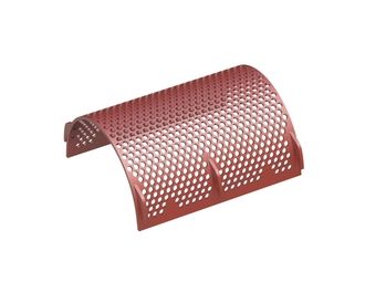 Cesta de cribado 835 mm de ancho, espesor de chapa perforada t=15, perforación Ø25 nervio 8, Hardox para Vecoplan 
