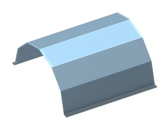 Cesta de cribado 875 mm de ancho, espesor de chapa perforada t=3, perforación Ø2 nervio 2 