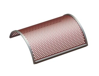 Cesta de cribado 978 mm de ancho, espesor de chapa perforada t=8, perforación Ø20 nervio 7, Hardox para Neue Herbold 