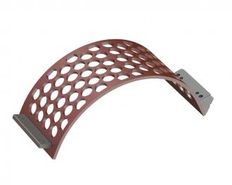 cesto colador 342 ancho, espesor de la placa de cribado t=15 Hardox perforación Ø55, puente 11 para Lindner Recyclingtech Lindner Komet 2800 (A)