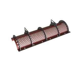 Cesto vagliante 1609 mm di larghezza, spessore lamiera forata t=8, foratura Ø30 legamento 10 per Vecoplan 