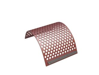 Cesto vagliante 504 mm di larghezza, spessore lamiera forata t=12, foratura Ø30 legamento 10, Hardox per Vecoplan 