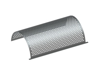 Cesto vagliante, larghezza 1175/1094, spessore lamiera t=6, perforazione Ø10 legamento 4 per Hosokawa Alpine AG 