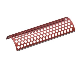 Cesto vagliante, larghezza 1408 mm, spessore lamiera forata t=12, foratura Ø58, legamento 11, Hardox per Zerma | AMIS 