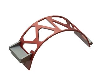 Cesto vagliante larghezza 340, lamiera vagliante spessore t=15, perforazione speciale 190 per Lindner Recyclingtech 