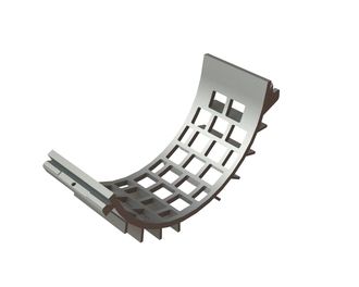 Cesto vagliante larghezza 340, lamiera vagliante spessore t=25, perforazione 80x80, legamento 18 per Lindner Recyclingtech Lindner Polaris