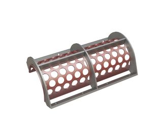 Cesto vagliante, larghezza 495 mm, spessore lamiera forata t=5, foratura Ø28/Ø33 legamento misto per Weima Maschinenbau GmbH Weima WL