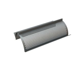 Cesto vagliante, larghezza 594 mm, spessore lamiera forata t=5, foratura Ø10 legamento 4 per Weima Maschinenbau GmbH 