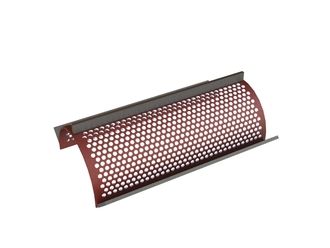 Cesto vagliante, larghezza 594 mm, spessore lamiera forata t=5, foratura Ø12 legamento 5 per Weima Maschinenbau GmbH 