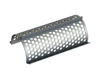 Cesto vagliante, larghezza 594 mm, spessore lamiera forata t=5, foratura Ø25 legamento 9 per Weima Maschinenbau GmbH 