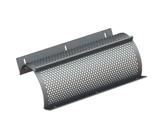 Cesto vagliante, larghezza 594 mm, spessore lamiera forata t=5, foratura mista Ø10/Ø12 legamento 4/5 per Weima Maschinenbau GmbH 