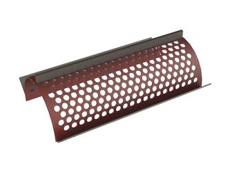 Cesto vagliante, larghezza 594 mm, spessore lamiera forata t=5, foratura rotonda mista Ø20/Ø25 per Weima Maschinenbau GmbH 