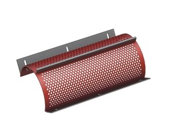 Cesto vagliante, larghezza 594 mm, spessore lamiera forata t=5 per Weima Maschinenbau GmbH 