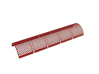 Cesto vagliante smontabile a 5 pezzi, larghezza 2520 mm, spessore lamiera forata t=12 per Vecoplan Vecoplan VAZ