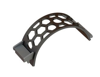 Cesto vaglio larghezza 340, spessore t=25, foratura esagonale, legamento 25, Creusabro per Lindner Recyclingtech Lindner Polaris