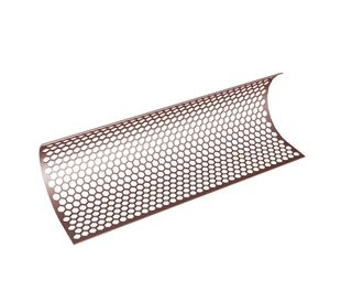 Chapa de criba ancho 2490, espesor t=12, perforación hexagonal ancho entre caras 42, puente 13 para Zeno Zerkleinerungsmaschinen 