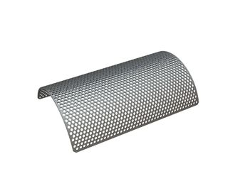 Chapa de criba, ancho 654, espesor de chapa t=6, perforación Ø12, nervio 4, esquinas biseladas para Zerma | AMIS Zerma GS 400/600