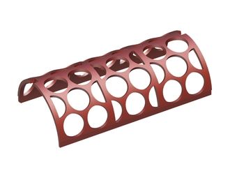 Chapa de criba ancho 744, espesor de chapa t=15, perforación redonda Ø100, puente 13, Hardox para Weima Maschinenbau GmbH 