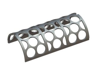 Chapa de criba ancho 744, espesor de chapa t=15, perforación redonda Ø100, puente 13 para Weima Maschinenbau GmbH 