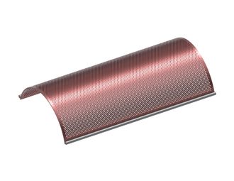 Chapa de cribado 1525 mm de ancho, espesor de chapa perforada t=10, perforación Ø11 nervio 5, 1.0570 