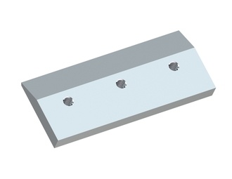 Clamping bar 413x175x37, 3x M24 thread for Vecoplan Vecoplan VEZ