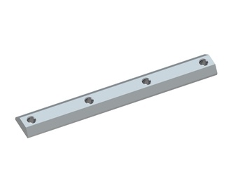 Clamping bar 495x60x22, 4 holes, 4x M20 thread for Mewa USM 1000
