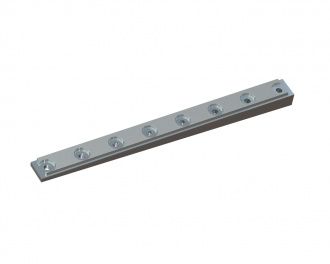 Clamping bar 990x80x65, 8 stepped countersinks for Herbold Meckesheim GmbH Herbold SML 60/100