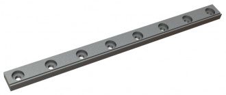 Clamping bar 994x70x30, 8 stepped holes for Herbold Meckesheim GmbH Herbold SMS 45/100