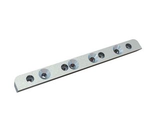 Clamping bar center 399x39x32, 4 countersunk holes, 4x M16 thread for Eldan Recycling Eldan HR 162