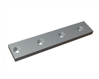 Clamping bar for stator knife 464x90x24 for Eldan Recycling A/S Eldan FG 1500