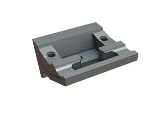 Clamping bar outer 282x275x143 3 holes for UNTHA America Untha XR 3000