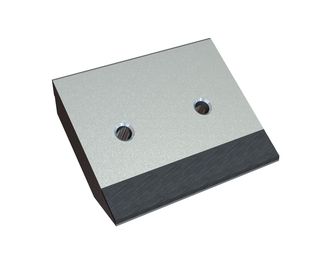 Clamping bar right 206x175x38, 2x M20 thread, hard-faced for Vecoplan LLC (Retech) 