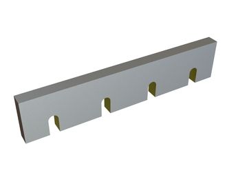 Coin de déviation 485x100x28 StandardCut, 4 fentes, 3xM16, version Y pour Herbold Meckesheim GmbH 