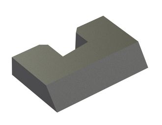 Coltello 150x85x30, versione LW sinistra, Creusabro per Lindner Recyclingtech 