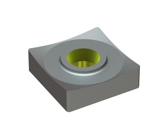 Coltello 40x40x12, angoli smussati, Eco Line, foro svasato per vite M10, versione Y per Holzmag | Metso 