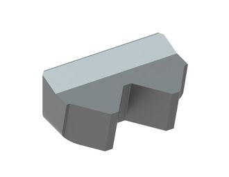 Coltello centrale 2T 160x101x69, PremiumCut, 2 denti, passo denti 80, versione W9 per Eldan Recycling 