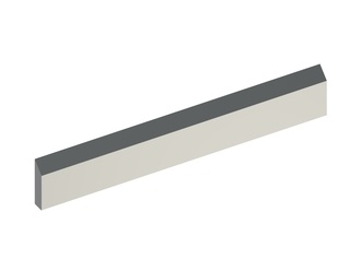 Coltello del rotore 600x100x25 Premium Line, 4xM12 filettature, variante X 