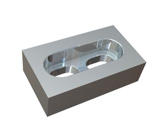 Coltello raschiatore 70x40x20, PremiumCut, 2 asole, versione X per Untha Untha LR