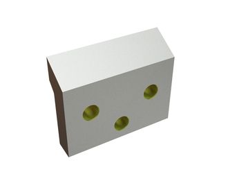 Coltello rotore 106x87x20/28, StandardCut, 3 fori, tagliente 59°, versione X per Meccanica Molinari 