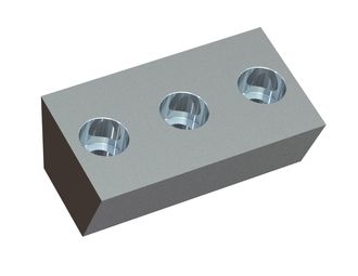 Coltello rotore 180/175x99x57 PremiumCut, 3 fori svasati, tagliente 75° per Herbold Meckesheim GmbH 