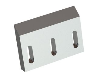 Coltello rotore 200x140x27, Premium Line, 3 asole, 2x filettatura M12, versione X 