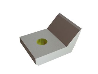 Coltello rotore 36x28x18, StandardCut, 1 foro, tagliente 30°/45°, versione Y per Amis | Zerma Zerma GSL 180/430