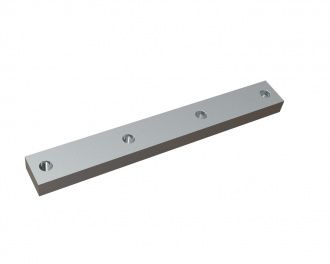 Coltello rotore 399x50x25, Premium Line, 4 fori, versione X per Eldan Recycling Eldan HG 169