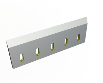 Coltello rotore 447x160x16, Eco Line, 5 asole 18x48, 2xM8, tagliente 6.5x10° (anteriore)/25° per Herbold Meckesheim GmbH Herbold SML