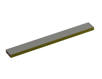 Coltello statore 605x68x20 Eco Line, tagliente 10°, versione X 