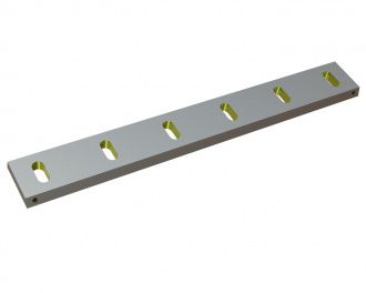 Coltello statore 750x100x22, StandardCut, 6 asole, tagliente 75°, versione X per Herbold Meckesheim GmbH Herbold SML 60/145