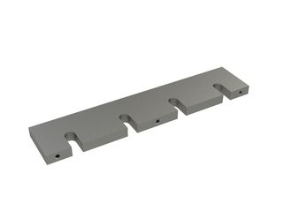 Coltello statore cuneo deflettore 485x100x22 PremiumCut, 4 fessure, 2x filettature M10, versione X per Herbold Meckesheim GmbH Herbold SML