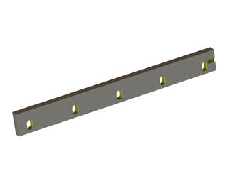 Coltello statore destro 762x80x23, StandardCut, 5 asole, tagliente 83°, 2xM12 filettatura, versione per Getecha GmbH 
