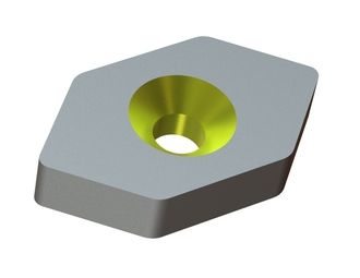 Coltello trituratore 39x39x10, StandardCut, foro svasato Ø9/Ø18x90°, versione W9 